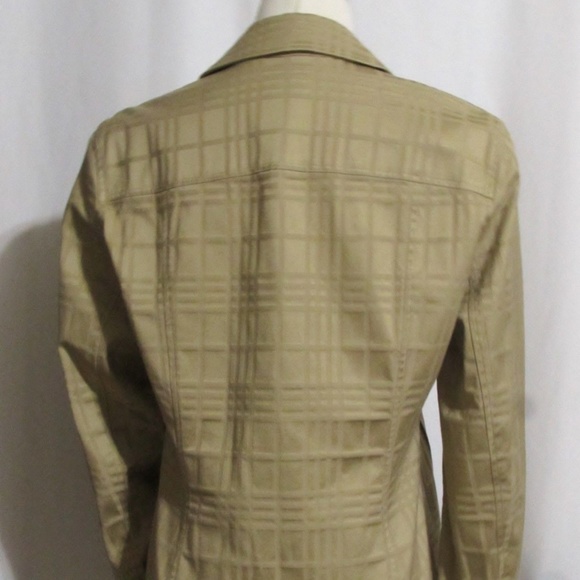 Ladies COLDWATER CREEK Tan Stretch Jacket Size M - Picture 5 of 5
